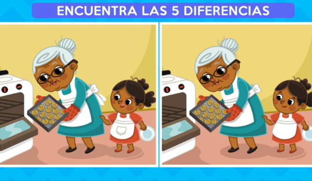 Observa con atención y encontra las diferencias que oculta la imagen