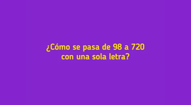 Si eres un experto en acertijos, este problema te será fácil de resolver.