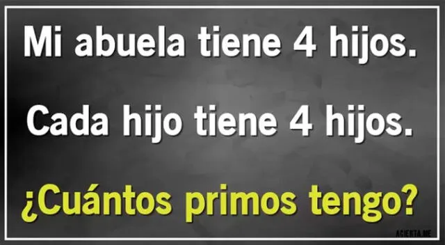 Intenta superar este complicado ejercicio mental en 7 segundos. Intenta superar este complicado ejercicio mental en 7 segundos.