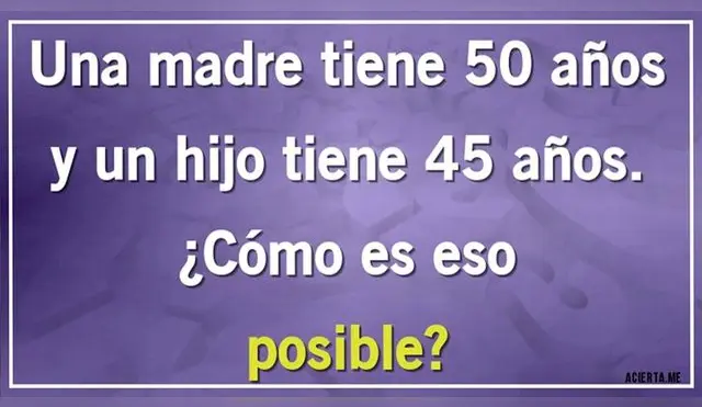 Solo las personas más astutas podrán superar este nuevo acertijo.