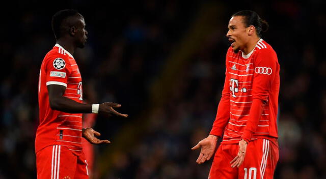 Sadio Mané habría golpeado a Leroy Sané tras derrota de Bayern Múnich