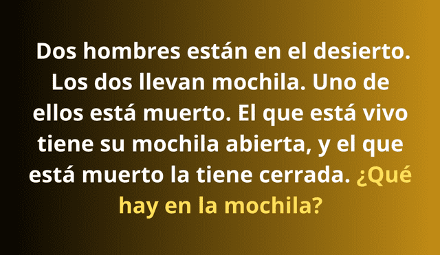 ¿Podrás resolver este difícil acertijo? ¿Podrás resolver este difícil acertijo?