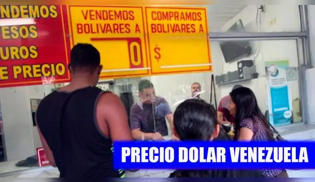 Precio del dólar en Venezuela y cómo va variando este domingo.