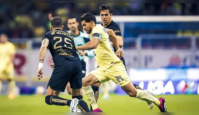 América igualó 1-1 ante Pumas en el Estadio Azteca