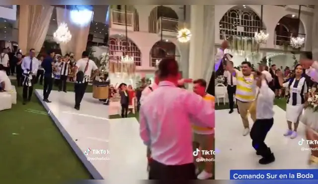 Chacalón celebra su boda con batucada de Alianza Lima y se vuelve viral