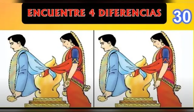 Encuentra las cuatro diferencia en esta imagen de la India en solo 30 segundos.
