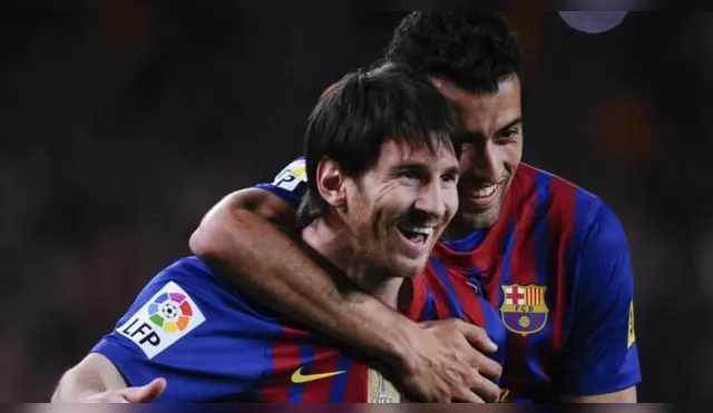 Messi envía emocionante dedicatoria a Busquets
