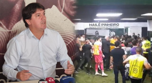 Ferrari nombró al jugador de Universitario que se desmayó por culpa de la Policia
