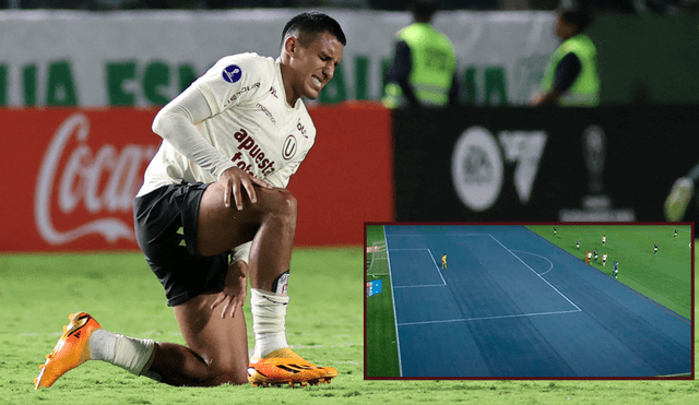 El primer gol anulado a Universitario fue muy polémico y necesitó del VAR.