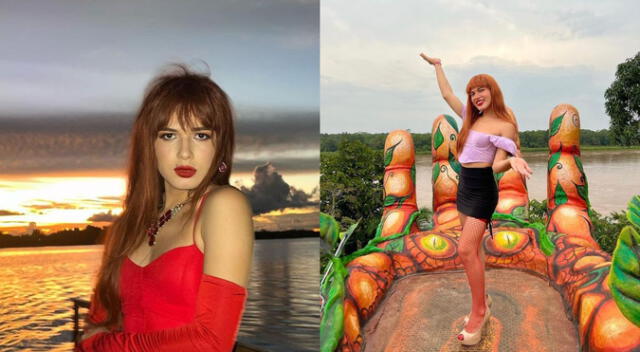 La influencer saltó a la fama y fue invitada en populares programas cómicos.