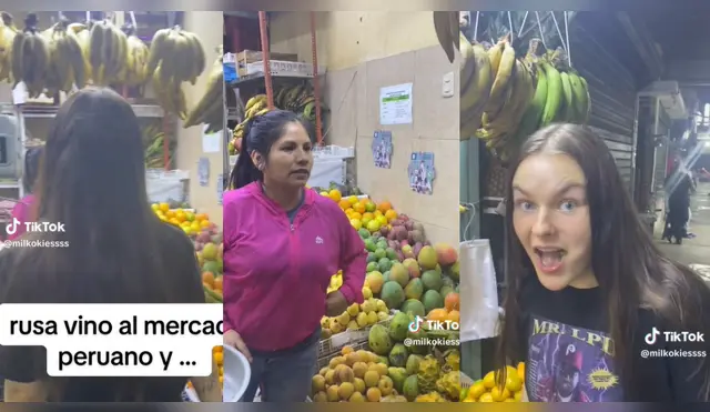 Rusa va a mercado y vendedora la trollea por comprar una manzana.
