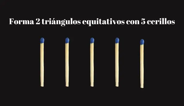 Los usuarios pensaron más de lo habitual para descubrir cómo formar dos triángulos.