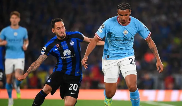 Manchester City e Inter de Milan se enfrentaron por la final de la Champions. Foto: EFE