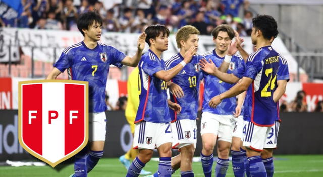 Japón jugó contra El Salvador antes de medirse ante la selección peruana.
