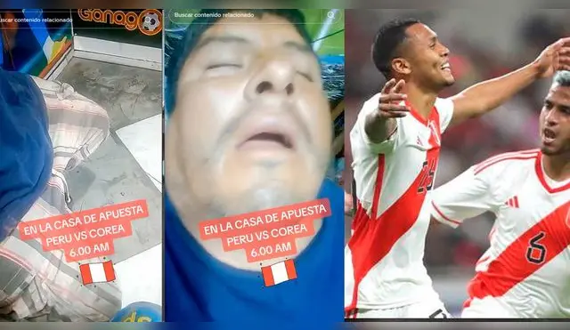 El hincha no soportó el cansanció y se quedó dormido en plena 'Casa de apuestas'.