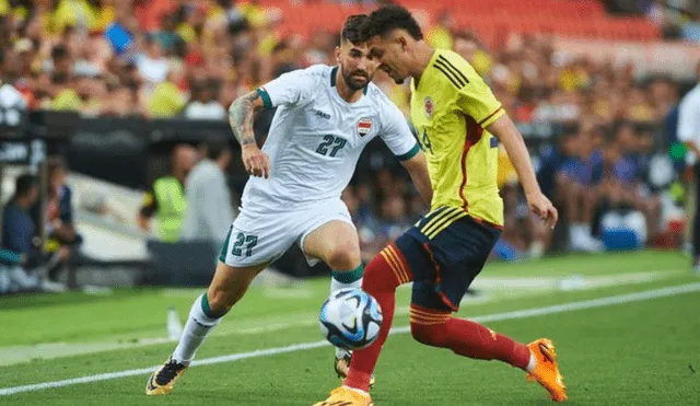 Colombia superó por 1-0 a Irak por amistoso internacional