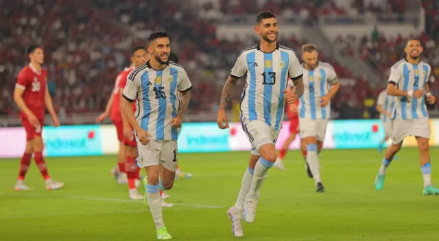 Argentina vs. Indonesia por fecha FIFA