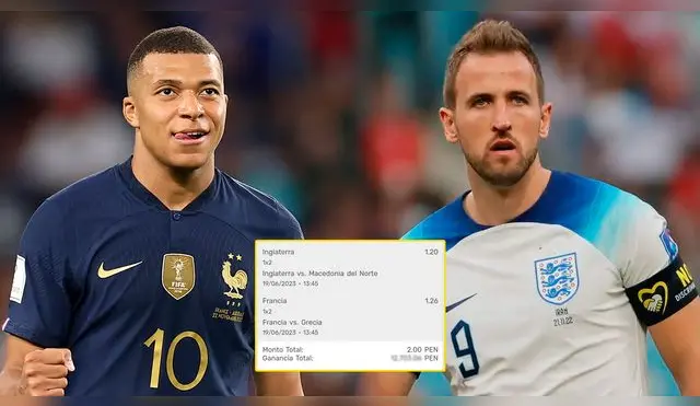 El joven puede llevarse jugosa suma de dinero, si Francia e Inglaterra logran ganar en los partidos de la jornada 4 de la Eurocopa.