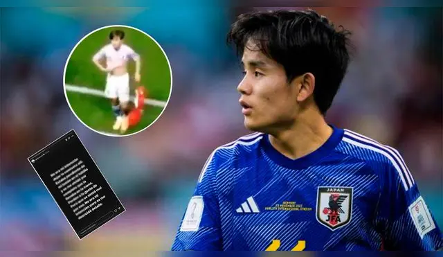 Takefusa Kubo le envió perdon a Perú