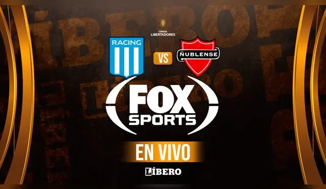 Fox Sports transmitirá partido de Racing Club vs Ñublense por la Copa Libertadores