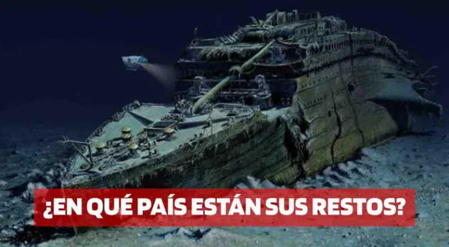 EL Titanic se encuentra cerca a Terranova, que se ubica en Canadá.
