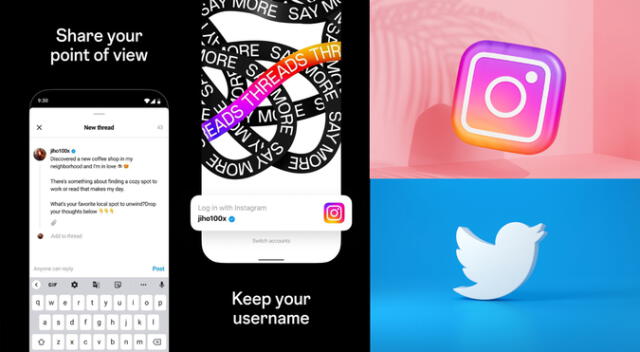 Meta trabaja en el lanzamiento de una nueva red social que competirá directamente con los 'hilos' de Twitter.