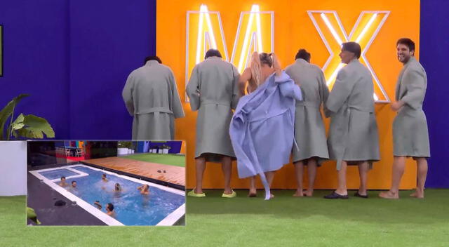 La casa de los famosos: elenco paga su deuda y se lanzan al agua desnudos