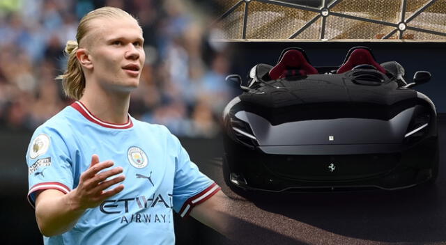 Erling Haaland se dejó ver con uno de los Ferrari más caros del mundo Erling Haaland se dejó ver con uno de los Ferrari más caros del mundo