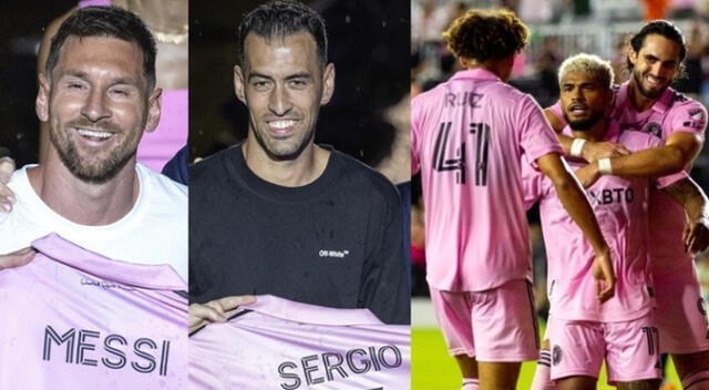 Lionel Messi y Sergio Busquets liderarán el once del Inter Miami. Lionel Messi y Sergio Busquets liderarán el once del Inter Miami.