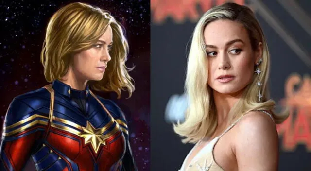 Brie Larson interpreta a Capitana Marvel en el UCM.