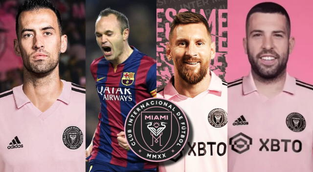 Iniesta volvería a jugar con Messi, Busquets y Alba en Inter Miami.