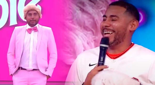 Abel Lobatón decidió vestirse como 'Ken peruano', pero terminó troleado EN VIVO por sus amigos futbolistas.