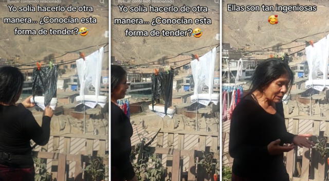 La peculiar forma de tender las zapatillas que se volvió viral en TikTok. La peculiar forma de tender las zapatillas que se volvió viral en TikTok.