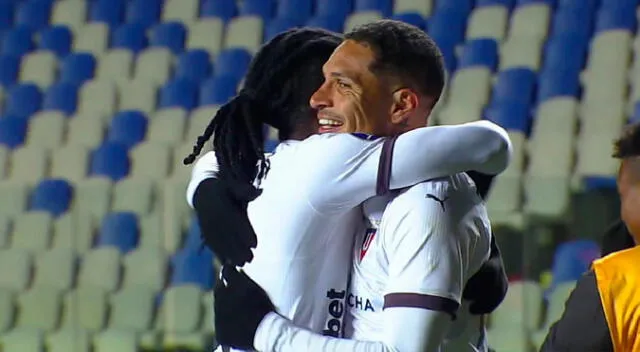Paolo Guerrero puso el 1-0 de LDU de Quito sobre Ñublense Paolo Guerrero puso el 1-0 de LDU de Quito sobre Ñublense