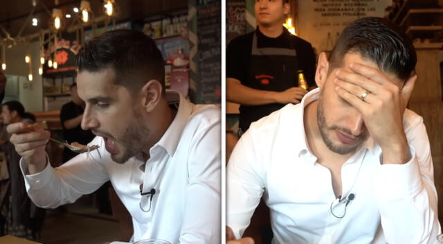 Mexicano quedó maravillado al probar el ceviche peruano.