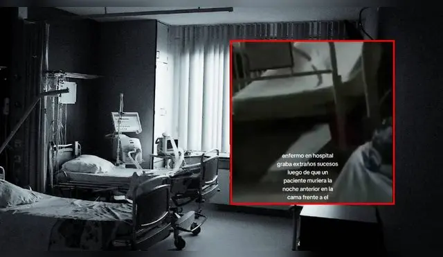Enfermo en hospital grabó preciso momento de extraño suceso en hospital