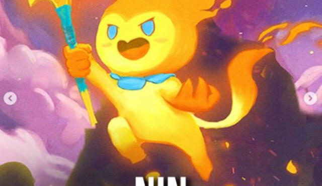 Nin, un personaje épico de un videojuego peruano. Nin, un personaje épico de un videojuego peruano.