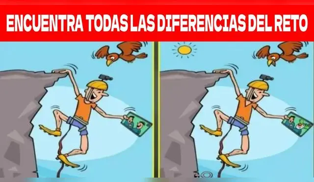 Si cuentas con muy buena visión podrás encontrar todas las desigualdades del reto.