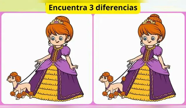Si te consideras un genio visual, halla los cambios en las princesas.