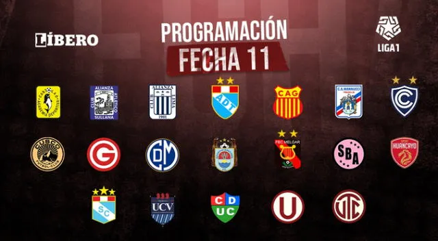Repasa la programación de la fecha 11 del Torneo Clausura Repasa la programación de la fecha 11 del Torneo Clausura