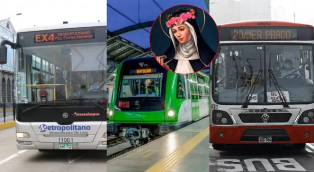 La ATU informó sobre los horarios de transporte público para el feriado 30 de agosto.