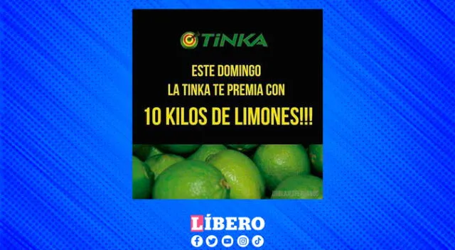 La tinka y su pozo millonario ahora ofrecerá limones.