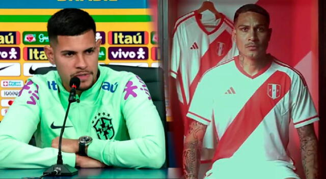 Bruno Guimaraes habló de Paolo Guerrero
