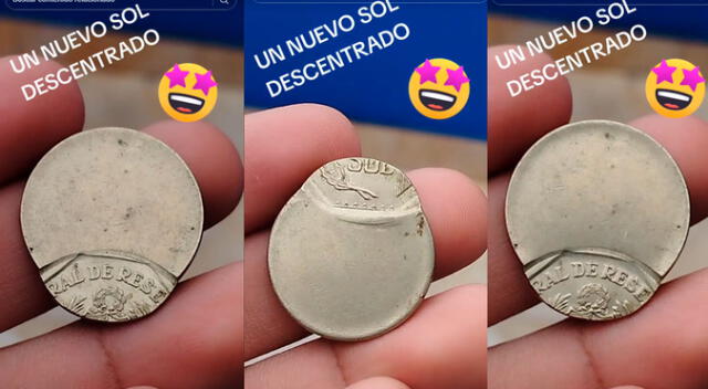 Moneda fallada de un sol es la sensación en TikTok.