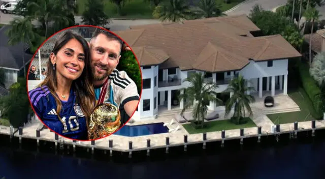 El argentino Lionel Messi y su familia compraron lujosa mansión en Estados Unidos.