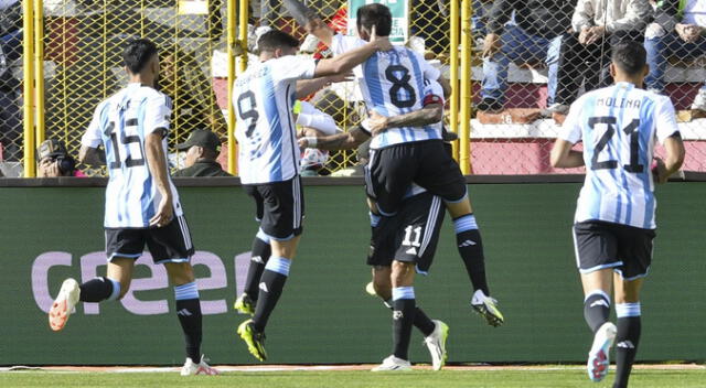 Argentina ganó a Bolivia en La Paz. Argentina ganó a Bolivia en La Paz.