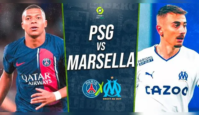 PSG vs Marsella EN VIVO por la fecha 6 de la Ligue 1