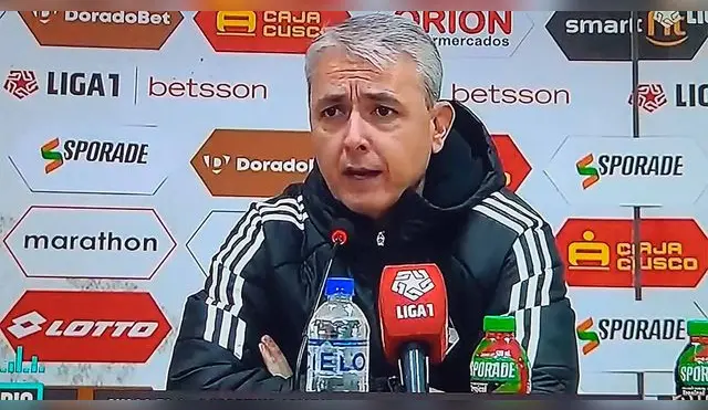 Tiago Nunes se molestón con periodista