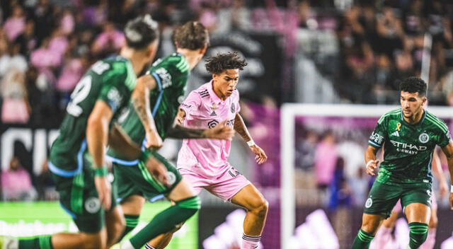 Inter Miami y New York City disputan un duro encuentro en la MLS.