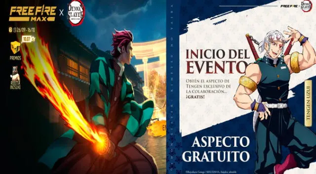 Desbloquea la skin de Tengen Uzui GRATIS en Free Fire. Desbloquea la skin de Tengen Uzui GRATIS en Free Fire.